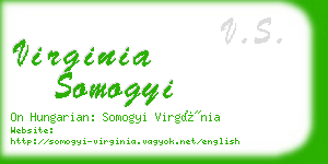 virginia somogyi business card